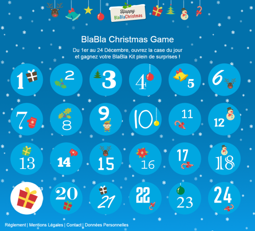 BlaBla Christmas Game - calendrier quiz
